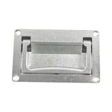 Maxbell Recessed Pull Handle Deck Hatch Accessories for Cabinet Furniture Chest Silvery