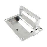 Maxbell Recessed Pull Handle Deck Hatch Accessories for Cabinet Furniture Chest Silvery