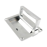 Maxbell Recessed Pull Handle Deck Hatch Accessories for Cabinet Furniture Chest Silvery