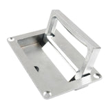 Maxbell Recessed Pull Handle Deck Hatch Accessories for Cabinet Furniture Chest Silvery