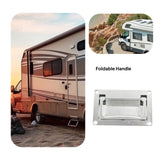 Maxbell Recessed Pull Handle Deck Hatch Accessories for Cabinet Furniture Chest Silvery