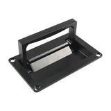 Maxbell Recessed Pull Handle Deck Hatch Accessories for Cabinet Furniture Chest Black