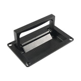 Maxbell Recessed Pull Handle Deck Hatch Accessories for Cabinet Furniture Chest Black