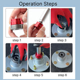 Maxbell 30x Bearing Race and Seal Install Driver Set Bushing Drivers Remover Install