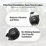 Maxbell Coil Spring Bracket Front Passenger Side Lower for Jeep 926-078 926-079