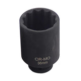 Maxbell Deep Impact Socket Axle Spindle Nut Socket for Volkswagen Audi