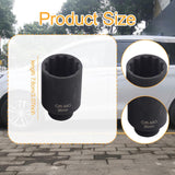 Maxbell Deep Impact Socket Axle Spindle Nut Socket for Volkswagen Audi