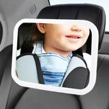Maxbell Car Seat Mirror Rear Facing Back Seat Mirror Adjustable Wide Angle View
