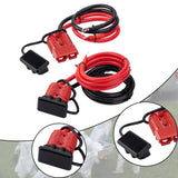 Maxbell Quick Disconnect Winch Power Cable Kit Wiring Kit for Automotive RV SUV