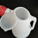 Maxbell Oil Measuring Jug with Pouring Flexible Spout for Automobile Garage Car 2L