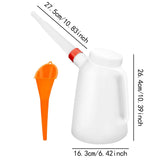 Maxbell Oil Measuring Jug with Pouring Flexible Spout for Automobile Garage Car 3L