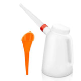 Maxbell Oil Measuring Jug with Pouring Flexible Spout for Automobile Garage Car 3L