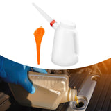 Maxbell Oil Measuring Jug with Pouring Flexible Spout for Automobile Garage Car 4L