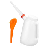 Maxbell Oil Measuring Jug with Pouring Flexible Spout for Automobile Garage Car 5L