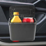 Maxbell Car Trash Can Garbage Bin Simple Storage Box for Automotive Suvs Trucks