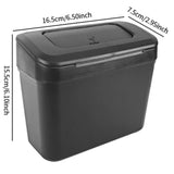 Maxbell Car Trash Can Garbage Bin Simple Storage Box for Automotive Suvs Trucks