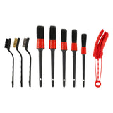 Maxbell 9Pcs Car Detailing Brushes Set for Air Conditioner Vents Accessory Versatile