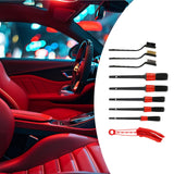 Maxbell 9Pcs Car Detailing Brushes Set for Air Conditioner Vents Accessory Versatile