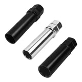 Maxbell Lug Nuts Tuner Socket Key Lugnuts Sockets Drive Tuner Socket Key Tools Black 6 Point Splines