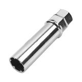 Maxbell Lug Nuts Tuner Socket Key Lugnuts Sockets Drive Tuner Socket Key Tools Silver 6 Point Splines