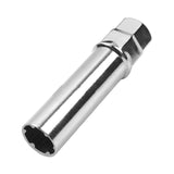 Maxbell Lug Nuts Tuner Socket Key Lugnuts Sockets Drive Tuner Socket Key Tools Silver 6 Point Splines