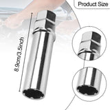 Maxbell Lug Nuts Tuner Socket Key Lugnuts Sockets Drive Tuner Socket Key Tools Silver 6 Point Splines