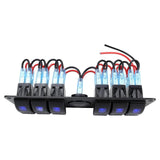 Maxbell Rocker Switch Panel Versatile Voltages Display for Boats Vehicles Marine