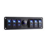 Maxbell Rocker Switch Panel Versatile Voltages Display for Boats Vehicles Marine