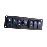 Maxbell Rocker Switch Panel Versatile Voltages Display for Boats Vehicles Marine