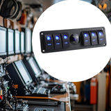 Maxbell Rocker Switch Panel Versatile Voltages Display for Boats Vehicles Marine
