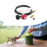 Maxbell Adjustable Propane Regulator and Hose Portable for Outdoor Cooker