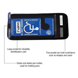 Maxbell Car Handicap Placard Holder Easy Installation PVC Car Handicap Permit Symbol
