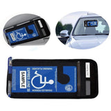 Maxbell Car Handicap Placard Holder Easy Installation PVC Car Handicap Permit Symbol