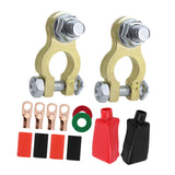 Maxbell Generic Battery Terminal Connectors Set Sturdy Spare Parts for Car Boat without Brush