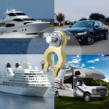 Maxbell Generic Battery Terminal Connectors Set Sturdy Spare Parts for Car Boat without Brush