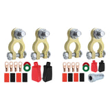 Maxbell Generic Battery Terminal Connectors Set Sturdy Spare Parts for Car Boat without Brush
