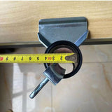 Maxbell Patio Umbrella Clamp Bench Deck Umbrella Stand for Deck Beach Courtyard