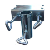 Maxbell Patio Umbrella Clamp Bench Deck Umbrella Stand for Deck Beach Courtyard