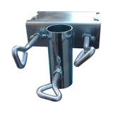 Maxbell Patio Umbrella Clamp Bench Deck Umbrella Stand for Deck Beach Courtyard