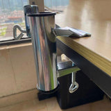 Maxbell Patio Umbrella Clamp Bench Deck Umbrella Stand for Deck Beach Courtyard