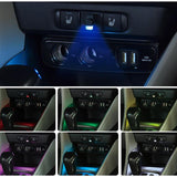 Maxbell USB LED Car Interior Atmosphere Lamp 7 Colors Portable Auto Ambient Lighting