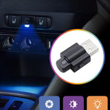 Maxbell USB LED Car Interior Atmosphere Lamp 7 Colors Portable Auto Ambient Lighting