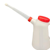 Maxbell Oil Measuring Container with Cap Oil Pot with Scale Automotive Oil Dispenser red
