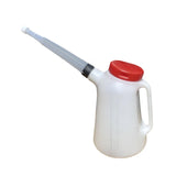 Maxbell Oil Measuring Container with Cap Oil Pot with Scale Automotive Oil Dispenser black ring