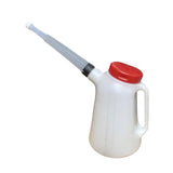Maxbell Oil Measuring Container with Cap Oil Pot with Scale Automotive Oil Dispenser black ring