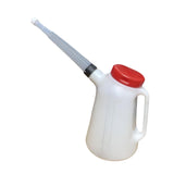 Maxbell Oil Measuring Container with Cap Oil Pot with Scale Automotive Oil Dispenser black ring