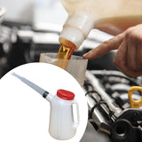 Maxbell Oil Measuring Container with Cap Oil Pot with Scale Automotive Oil Dispenser black ring