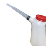 Maxbell Oil Measuring Container with Cap Oil Pot with Scale Automotive Oil Dispenser black ring