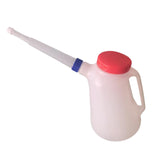 Maxbell Oil Measuring Container with Cap Oil Pot with Scale Automotive Oil Dispenser blue ring