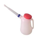 Maxbell Oil Measuring Container with Cap Oil Pot with Scale Automotive Oil Dispenser blue ring